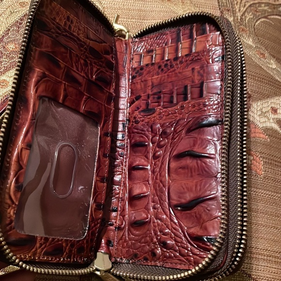 Brahmin Bags Brahmin Pecan Melbourne Double Zipper Wallet Poshmark